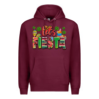 Burgundy let's fiesta Premium Hoodie - JahusDesignShop