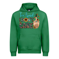 Emerald too bad i don't care Urban Hoodie - JahusDesignShop