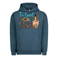 Pigment Midnight Navy too bad i don't care Urban Hoodie - JahusDesignShop