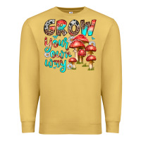 Antique Gold grow your own way Premium Sweatshirt - texasbilliewilder