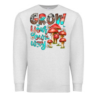 Oatmeal Heather grow your own way Premium Sweatshirt - texasbilliewilder