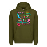 Army Green happy last day of school Premium Hoodie - AdoDesignShop