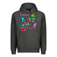 Charcoal Heather happy last day of school Premium Hoodie - AdoDesignShop