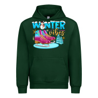 Foreset Green winter vibes Urban Hoodie - BundleAndBundleShop