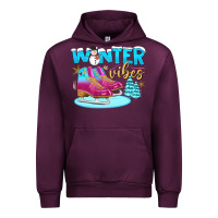 Mauve Wine winter vibes Urban Hoodie - BundleAndBundleShop