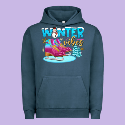 Winter Vibes Urban Hoodie Designed By Bundleandbundleshop