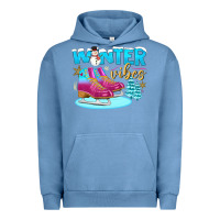 Pigment Pebble Blue winter vibes Urban Hoodie - BundleAndBundleShop