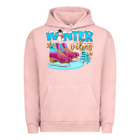 Pigment Salmon winter vibes Urban Hoodie - BundleAndBundleShop