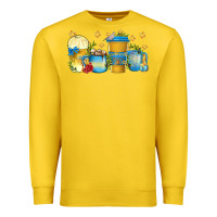 Lemon hanukkah coffee cups Premium Sweatshirt - texasbilliewilder