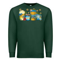 Hanukkah Coffee Cups Premium Sweatshirt | Teevron