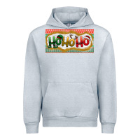 Heather Grey ho ho ho Urban Hoodie - BundleAndBundleShop
