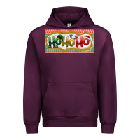 Mauve Wine ho ho ho Urban Hoodie - BundleAndBundleShop