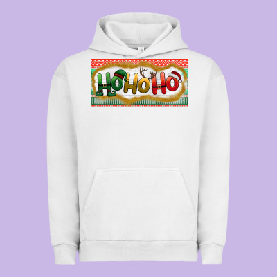 Ho Ho Ho Urban Hoodie Designed By Bundleandbundleshop
