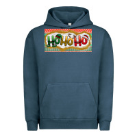 Pigment Midnight Navy ho ho ho Urban Hoodie - BundleAndBundleShop