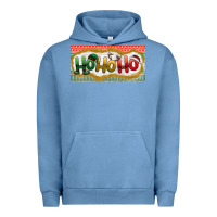 Pigment Pebble Blue ho ho ho Urban Hoodie - BundleAndBundleShop