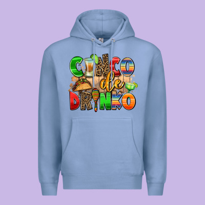 Cinco De Drinko Premium Hoodie Designed By Adodesignshop