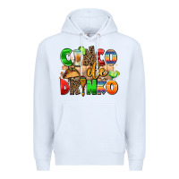 White cinco de drinko Premium Hoodie - AdoDesignShop