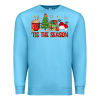 Ocean Blue 'tis the season christmas Premium Sweatshirt - Zillion Design Studio