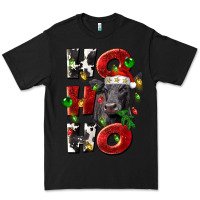 Black Christmas ho ho ho black angus Premium Tee - LillyAllenDesigns