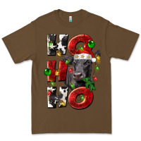 Cacao Christmas ho ho ho black angus Premium Tee - LillyAllenDesigns