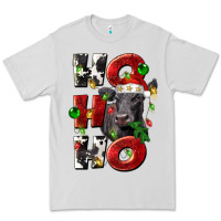 Dove Grey Christmas ho ho ho black angus Premium Tee - LillyAllenDesigns