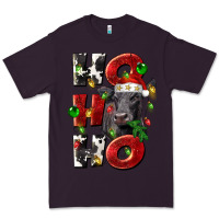 Plum Christmas ho ho ho black angus Premium Tee - LillyAllenDesigns