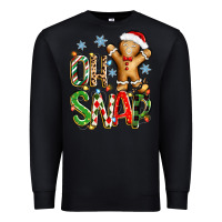 Black oh snap christmas cookie Premium Sweatshirt - Zillion Design Studio