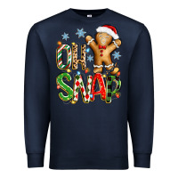 Navy oh snap christmas cookie Premium Sweatshirt - Zillion Design Studio