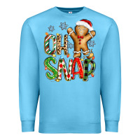Ocean Blue oh snap christmas cookie Premium Sweatshirt - Zillion Design Studio