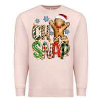 Pale Pink oh snap christmas cookie Premium Sweatshirt - Zillion Design Studio