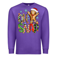 Purple oh snap christmas cookie Premium Sweatshirt - Zillion Design Studio