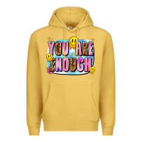 Antique Gold you are enough Premium Hoodie - JahusDesignShop