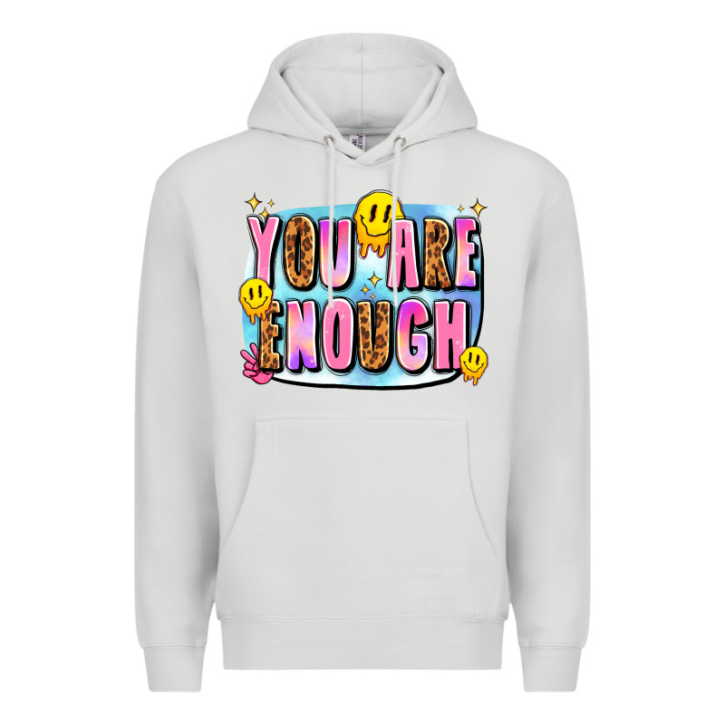 You Are Enough Premium Hoodie by JahusDesignShop | Teevron