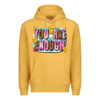 Mustard you are enough Premium Hoodie - JahusDesignShop