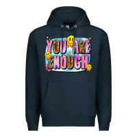 Navy you are enough Premium Hoodie - JahusDesignShop