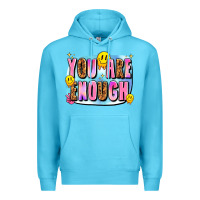 Ocean Blue you are enough Premium Hoodie - JahusDesignShop