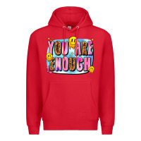 Red you are enough Premium Hoodie - JahusDesignShop