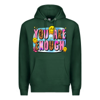 Sports Green you are enough Premium Hoodie - JahusDesignShop