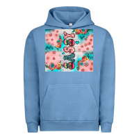Pigment Pebble Blue sassy Urban Hoodie - JahusDesignShop