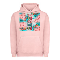 Pigment Salmon sassy Urban Hoodie - JahusDesignShop