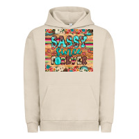 Pigment French Oak sassy since forever Urban Hoodie - JahusDesignShop