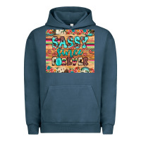 Pigment Midnight Navy sassy since forever Urban Hoodie - JahusDesignShop