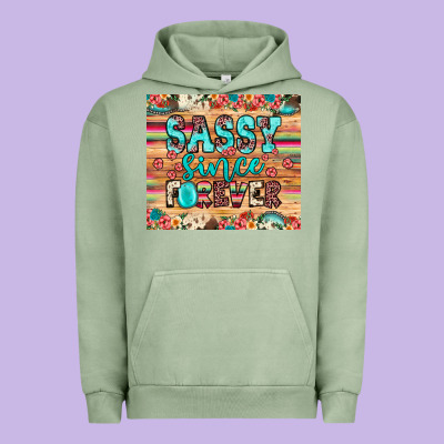 Sassy Since Forever Urban Hoodie Designed By Jahusdesignshop