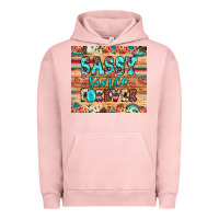 Pigment Salmon sassy since forever Urban Hoodie - JahusDesignShop
