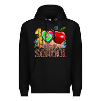 Black 100 days of school Premium Hoodie - AdoDesignShop