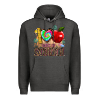 Charcoal Heather 100 days of school Premium Hoodie - AdoDesignShop