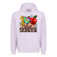 Lilac 100 days of school Premium Hoodie - AdoDesignShop