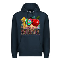 Navy 100 days of school Premium Hoodie - AdoDesignShop