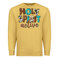 Antique Gold holy spirit active Premium Sweatshirt - texasbilliewilder
