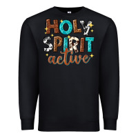 Black holy spirit active Premium Sweatshirt - texasbilliewilder